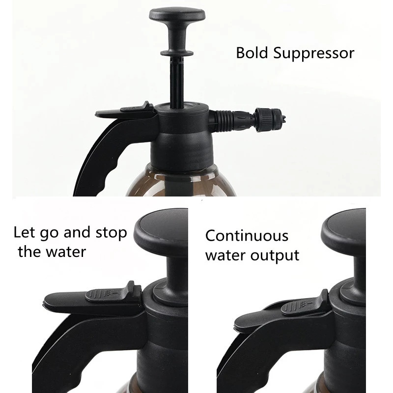 1 Bình Xịt Nước Cầm Tay Dung Tích 2L Bằng Nhựa Trong Suốt Đa Năng