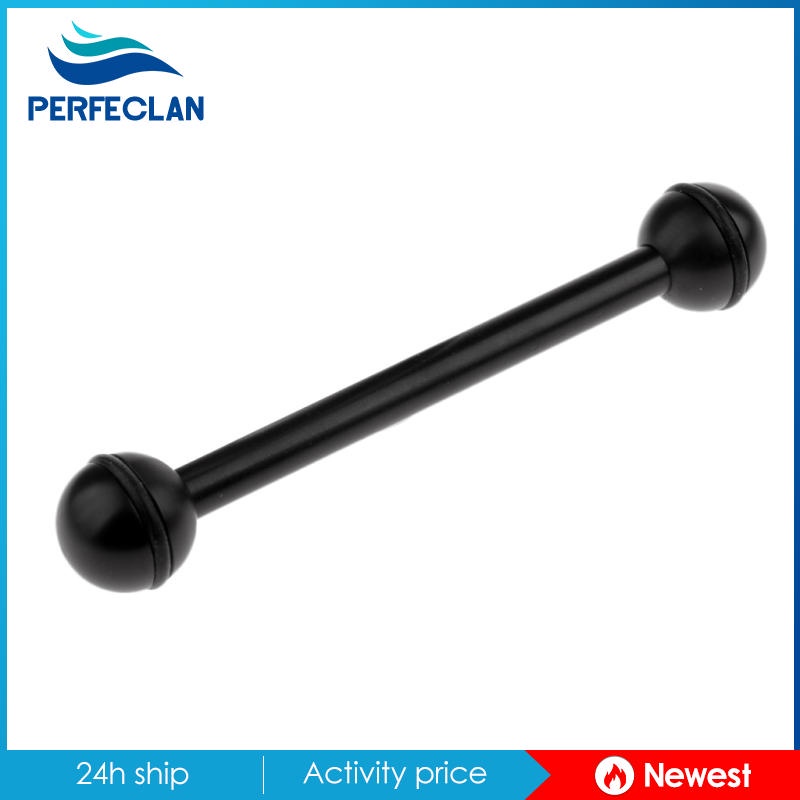 Giá đỡ cánh tay bi kép bằng nhôm cho đèn camera chụp ảnh lặn dưới nước | BigBuy360 - bigbuy360.vn