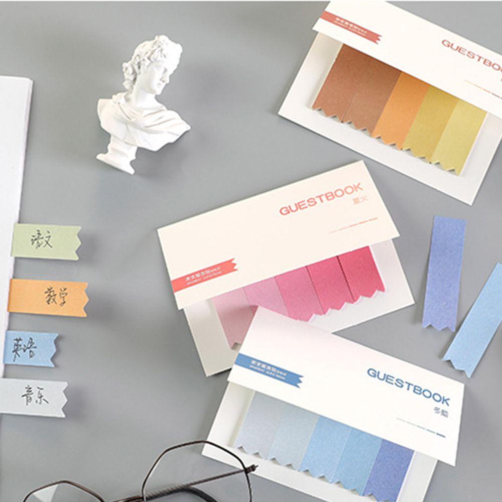 AUGUSTINA Set 100 Giấy Ghi Chú Đánh Dấu Trang Sách Hình Lá Cờ Dễ Thương