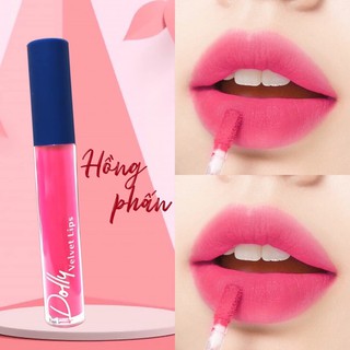 son Dolly màu HỒNG PHẤN chất Velvet Blue siêu hot
