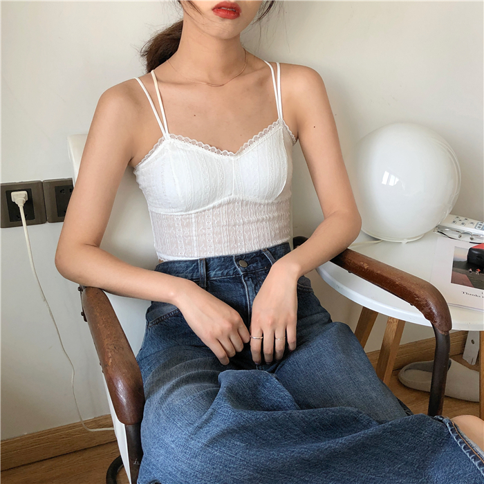 Áo hai dây phối ren quyến rũ cho nữ 29362