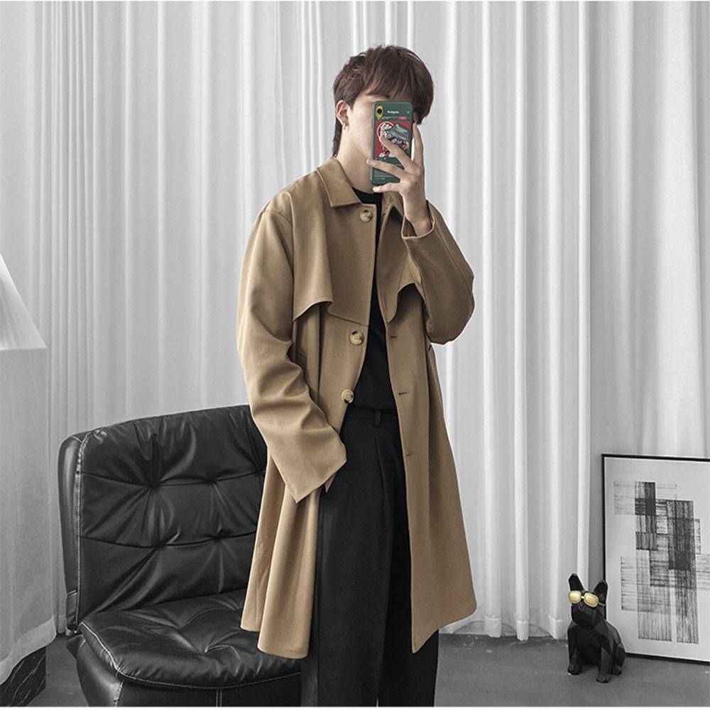 Áo Khoác Nỉ Nam Dáng Dài Đơn Giản Kiểu Dáng Mangto Thời Trang Thu Đông SEPTEMBERGIRL1989 AO KHOAC NAM 9000041 | BigBuy360 - bigbuy360.vn