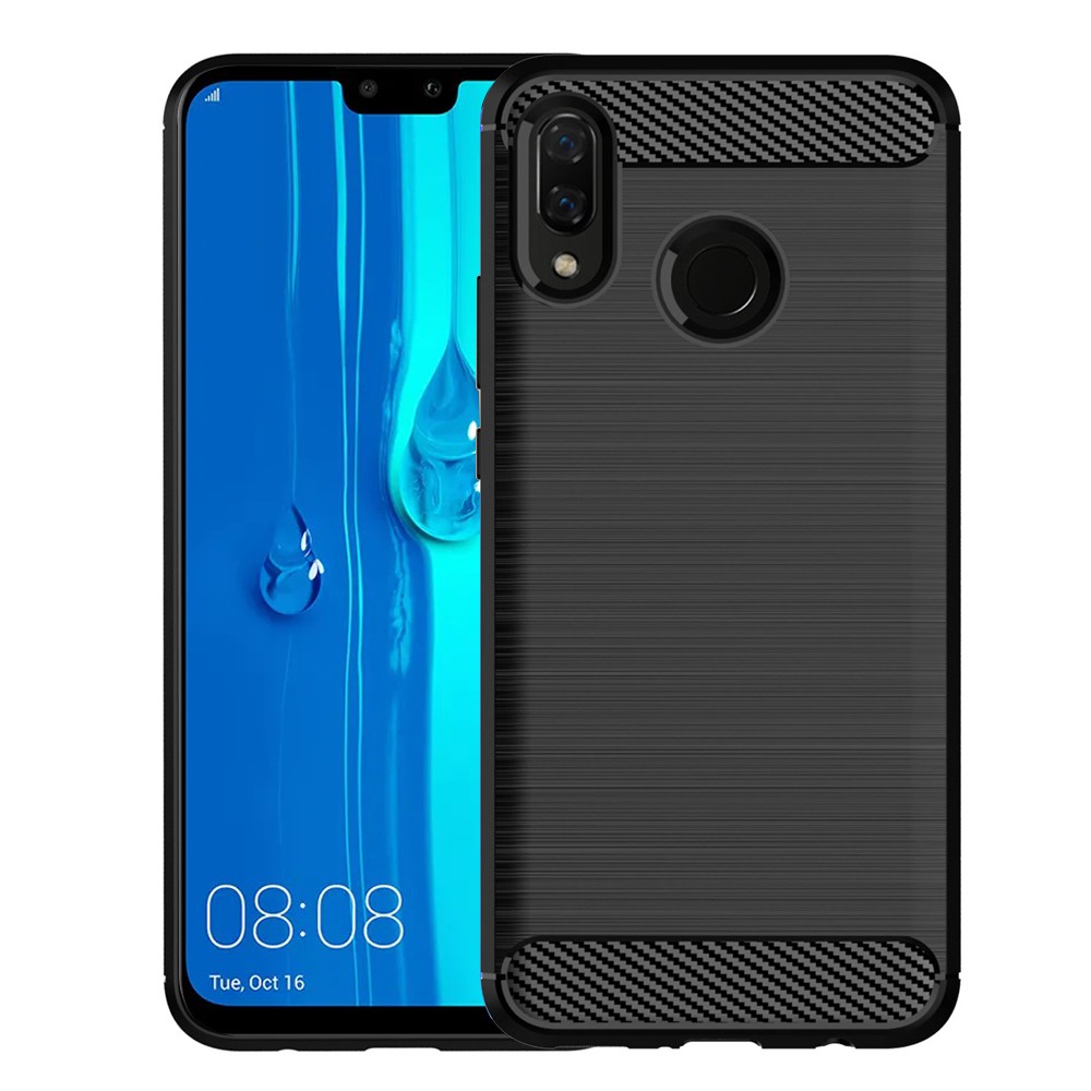 Ốp lưng Huawei Y9 2019 🔥FREE SHIP🔥 Ốp Carbon phay xước chống sốc chống vân tay cho Huawei Y9 2019