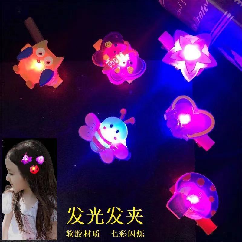 Kẹp Tóc Phát Sáng Hình Hoạt Hình Đáng Yêu