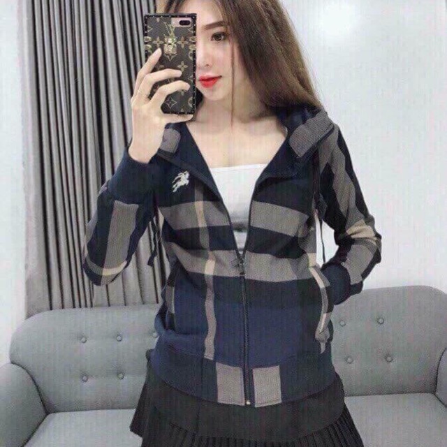 Áo chống nắng kẻ bbr hót hit