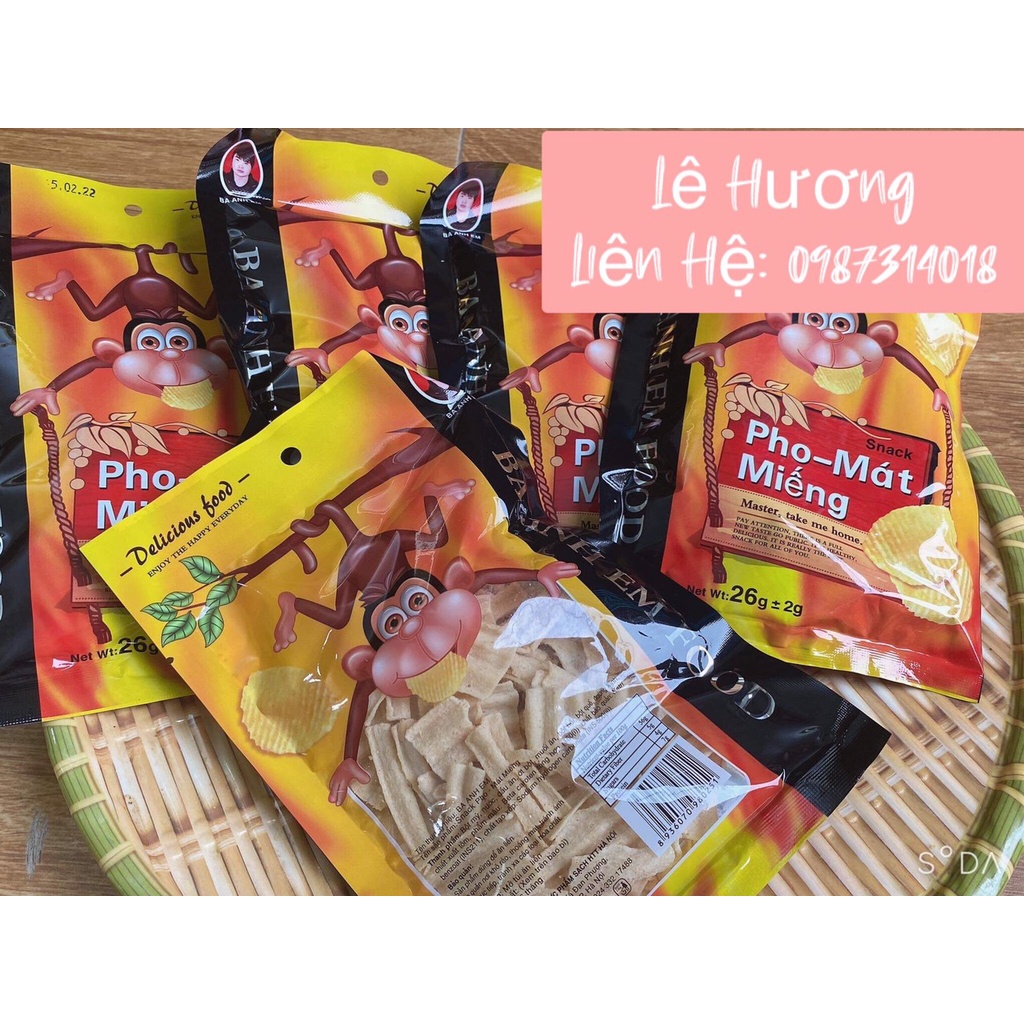 10 gói snack khỉ đu