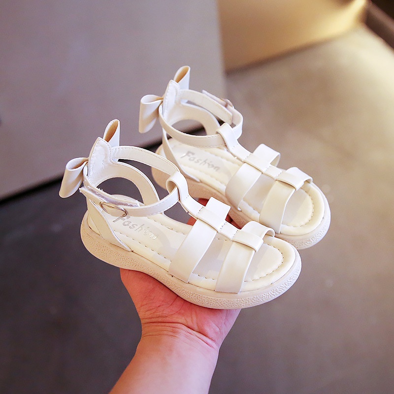 Dép sandal Nơ 2023 mã XJS-26 Quảng Châu cao cấp cho bé gái từ 3 đến 12 tuổi