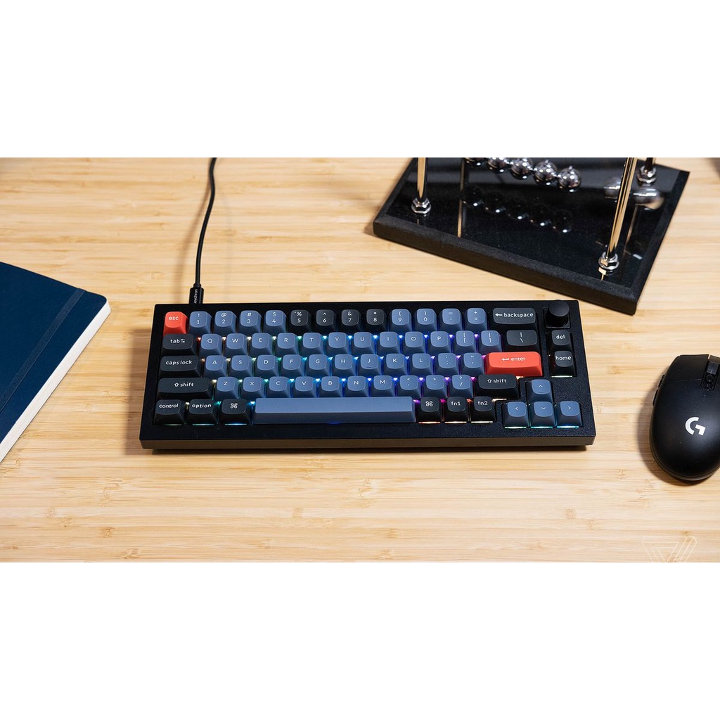 Bàn phím cơ Keychron Q2 - Hotswap - RGB - Mạch xuôi - QMK - Gasket Mount - Hàng chính hãng 100%