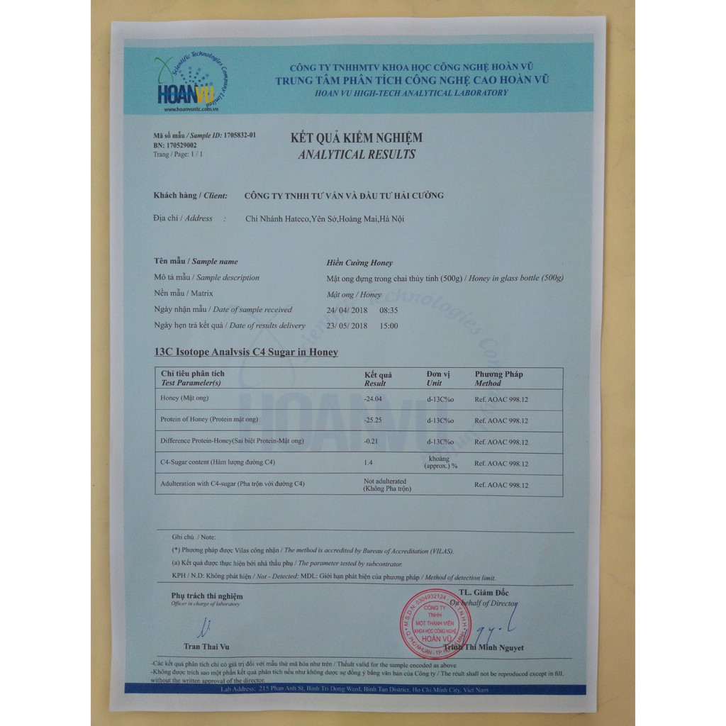 [Sale Giảm Giá] Mật Ong Hoa Rừng Thơm Ngon Hiền Cường Chai 500ml | BigBuy360 - bigbuy360.vn