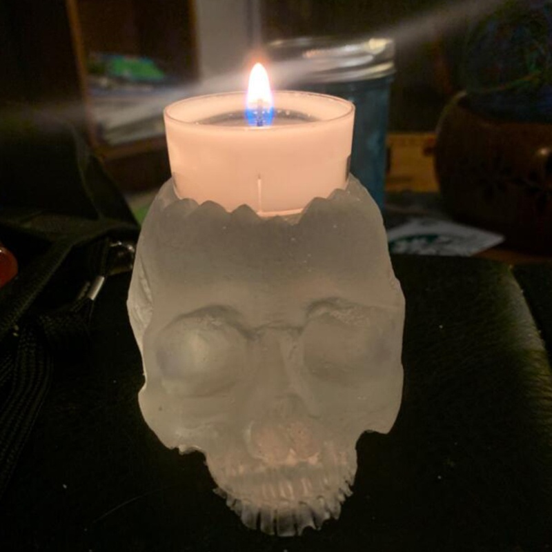 Khuôn Làm Nến Bằng Silicone Hình Đầu Lâu Không Biến Dạng Siêu Bền