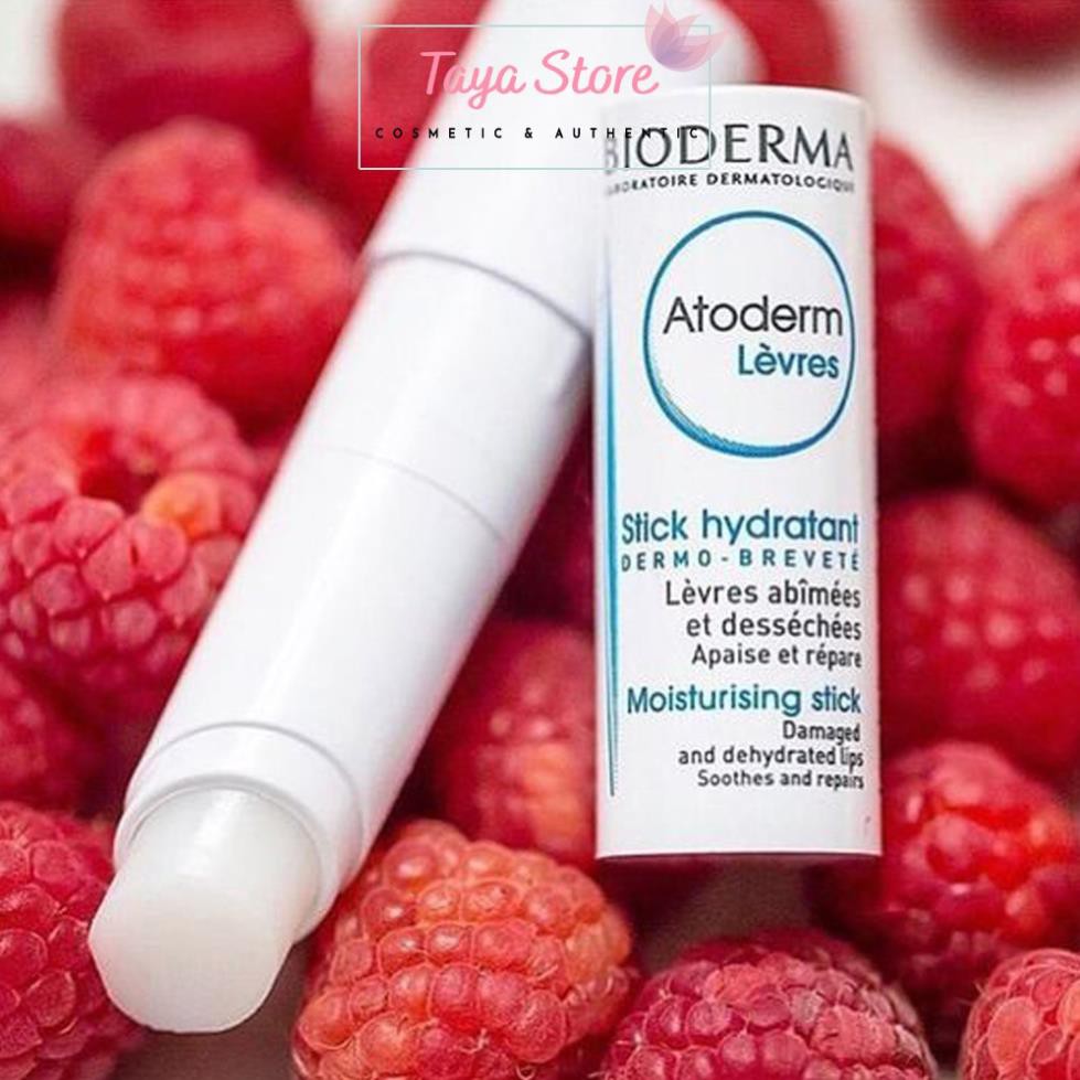 Hàng Pháp- Son dưỡng môi Bioderma Atoderm Lèvres Stick Hydratant Moisturising