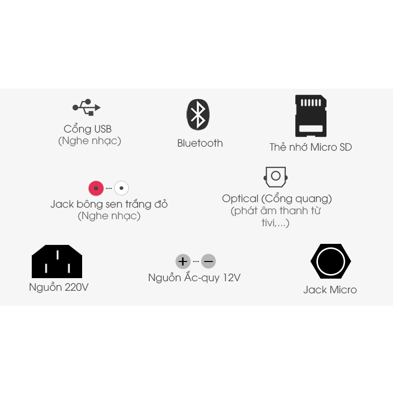 Loa Karaoke Di Dộng Bluetooth ACNOS CBZ16G