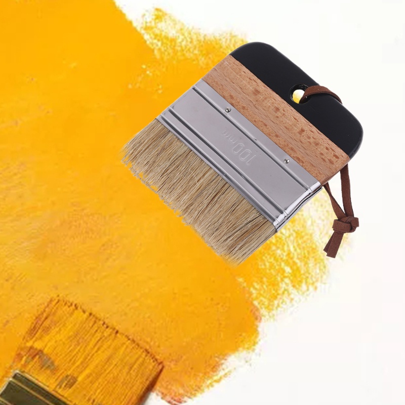 Bộ 4 Cây Cọ Vẽ Tranh Bằng Lông Tự Nhiên Dùng Trang Trí Nhà Cửa