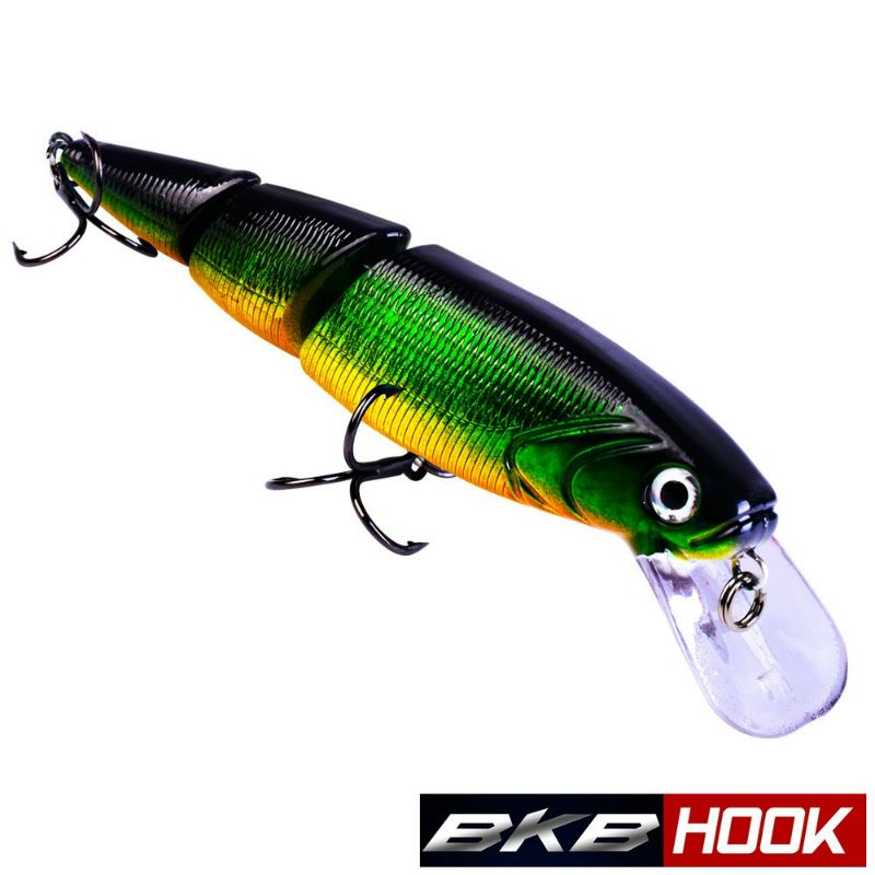 Mồi Câu Lure 3 Khúc Chuyên Đồ Câu Lure Dài 11cm nặng 14,7g  Chuyên Lure Chẽm,Nhồng, Hồng,Măng,...