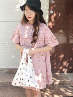 váy bbd hồng
