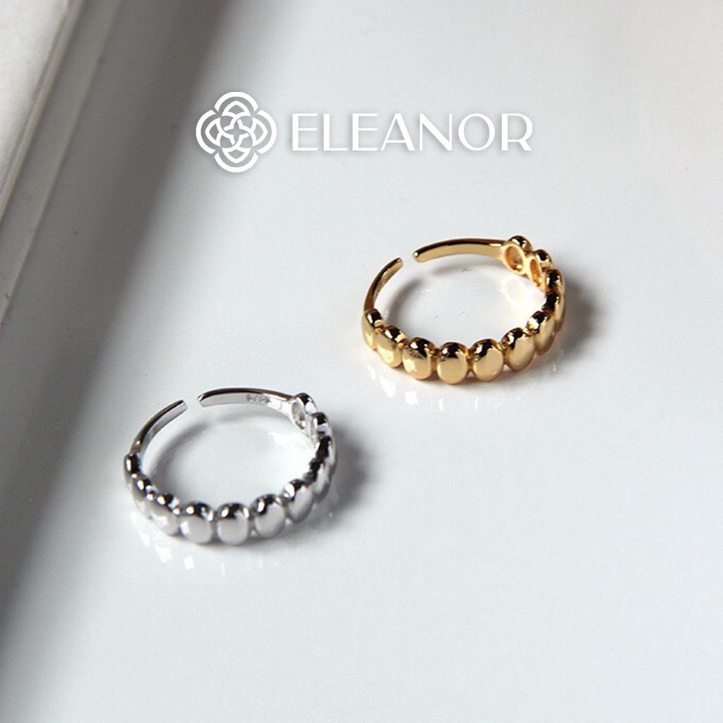 Nhẫn Bạc Nữ Eleanor Phong Cách Basic Đơn Giản, Thời Trang