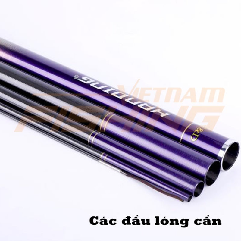 Cần câu tay Handing Hắc Diệp Tử - Carbon cao cấp