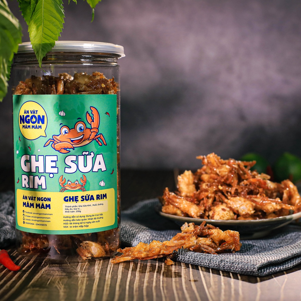 Ghẹ sữa rim Măm Măm hộp 250g Đặc sản Phan Thiết - Món ngon mỗi ngày