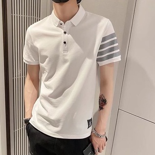 Áo Thun polo Tay Ngắn Dáng Ôm Thời Trang Mùa Hè Có Size Lớn M-5XL Cho Nam