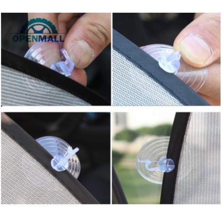 Tấm bạt che chắn nắng chống tia UV cho cửa kính sau xe hơi ô tô  tương thích Hyundai Accent Toyota Vios Innova