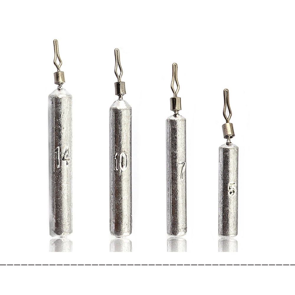 Set 5 Chì Câu Cá Trọng Lượng 5g 7g 10g 14g 20g