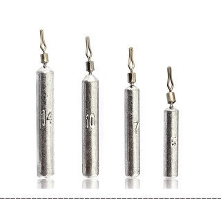 Set 5 Chì Câu Cá Trọng Lượng 5g 7g 10g 14g 20g