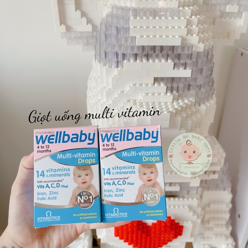 Siro Wellbaby Vitabiotics giúp bé ăn ngon ngủ ngon