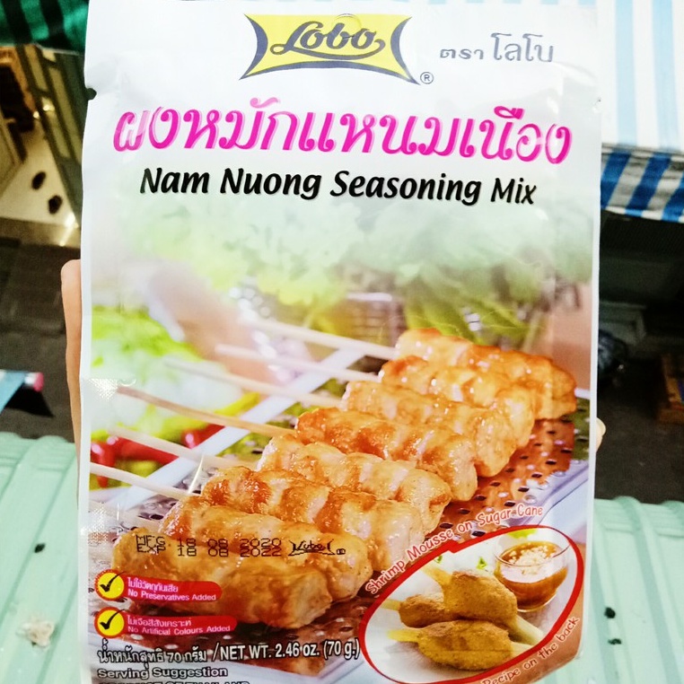 COMBO 5 Gói bột gia vị nem nướng LOBO Thái Lan (gói 70g)