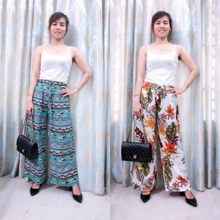 QUẦN LANH NỮ ỐNG RỘNG SIÊU MÁT (NHIỀU MÀU)