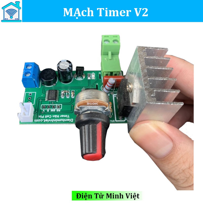 Mạch Timer KST Module Timer cho máy hàn cell từ A-Z CÓ CHIẾT ÁP