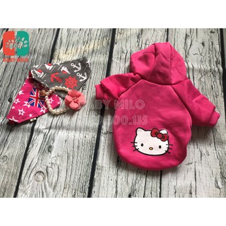 Bộ áo hello kitty hồng cho cún