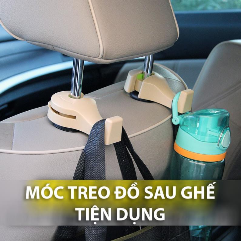 Móc Treo Đồ Tiện Dụng Sau Lưng Ghế Xe Hơi Ô Tô (nhiều màu sắc)