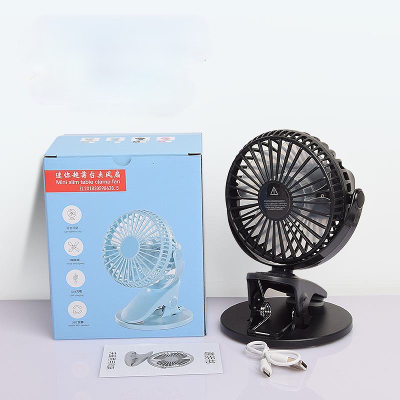 Quạt mini tích điện -quạt để bàn xoay 360 siêu nhiều gió Bảo hành 3 tháng 1 đổi 1 | BigBuy360 - bigbuy360.vn