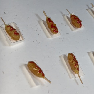 Mô Hình hotdog Hàn Quốc Miniature bằng Đất Sét