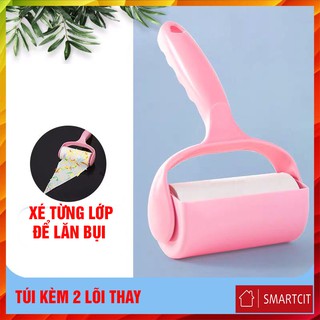 CÂY LĂN BỤI QUẦN ÁO - có bán kèm 2 lõi lăn bụi thay thế Làm Sạch Quần Áo, Ga Giường, Sofa T3A1