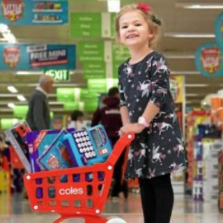 🛒XE ĐẨY siêu thị kiêm luôn xe đẩy tập đi cho bé COLES