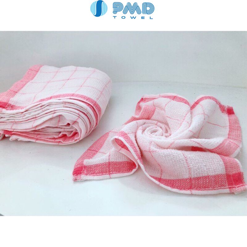 Khăn lau chén bát đĩa ly trà cotton Xuất Nhật loại mỏng thấm nước tốt nhanh khô màu hoàn nguyên không phai,ra lông