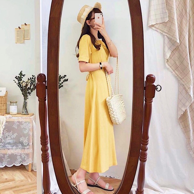 [Mã FATHANG5 giảm 10K đơn 50K] Đầm viền ren form dài 2 màu (kèm hình thật) | BigBuy360 - bigbuy360.vn