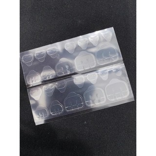 Miếng dán móng silicon nail, vỉ dán móng silicon