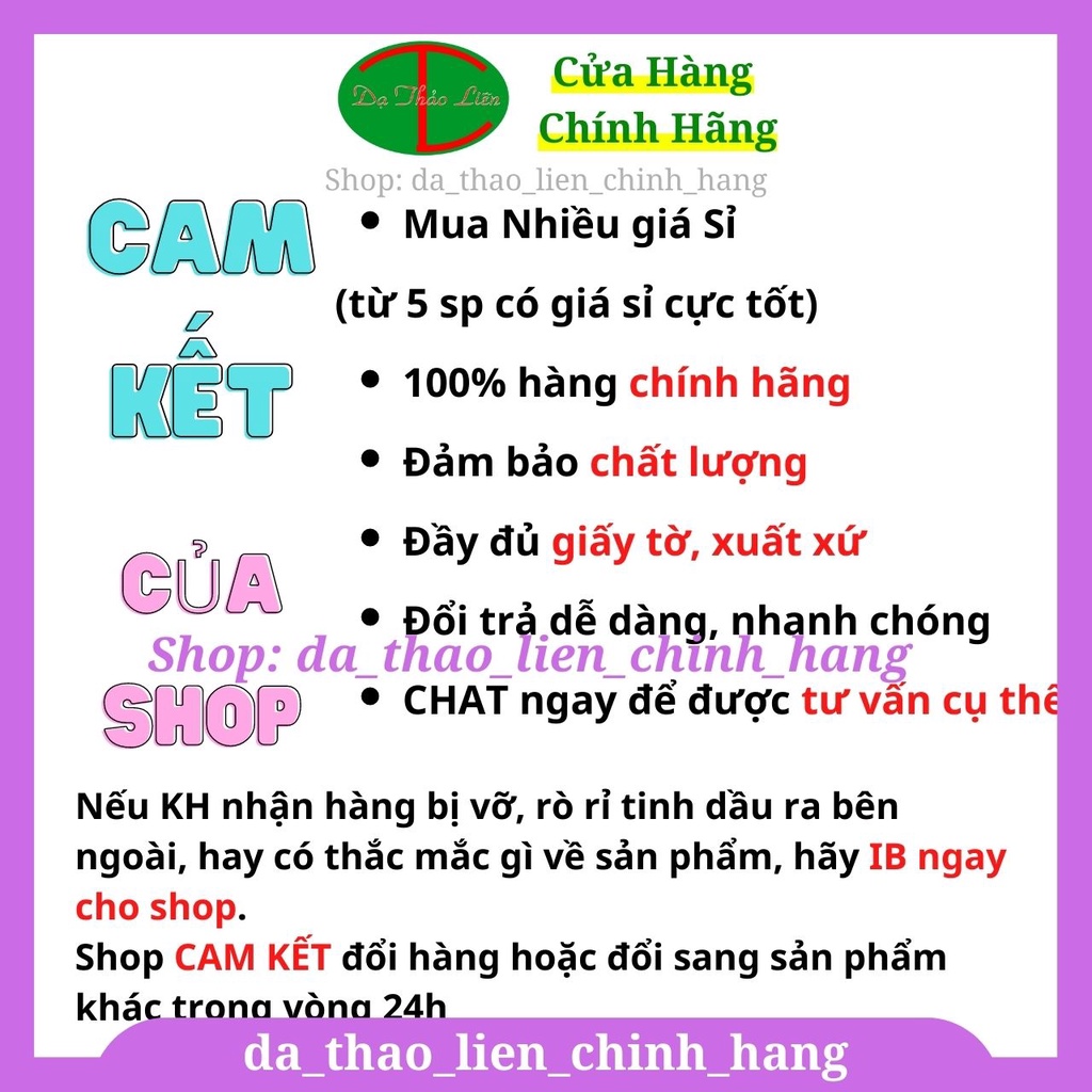 Xịt Hôi Nách Dạ Thảo Liên 100% Thảo Dược Thiên Nhiên an toàn hiệu quả