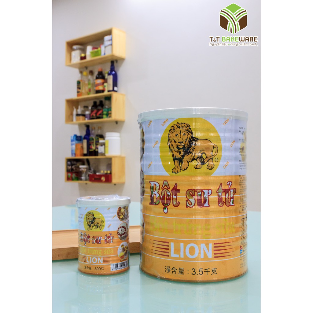 Bột sư tử Lion Custard hộp 300g (HLLION)