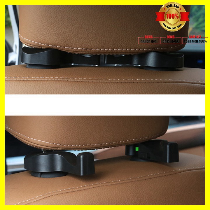 Sản phẩm  Bộ 2 móc treo đồ sau ghế xe hơi, ô tô: DCMC-01