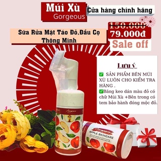 Sữa rủa mặt táo đỏ gorgeous