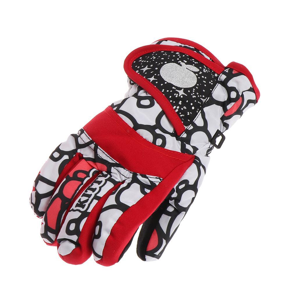 Găng Tay Dày Giữ Ấm Mùa Đông Thời Trang Dành Cho Trẻ Em Chơi Trượt Tuyết
