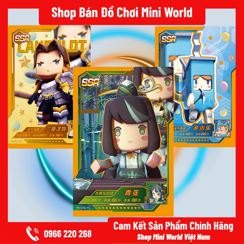 Bộ Sưu Tập Thẻ Bài Mini World SS8 [Trọn Bộ Gồm 20 Gói, 120 Thẻ Bài]