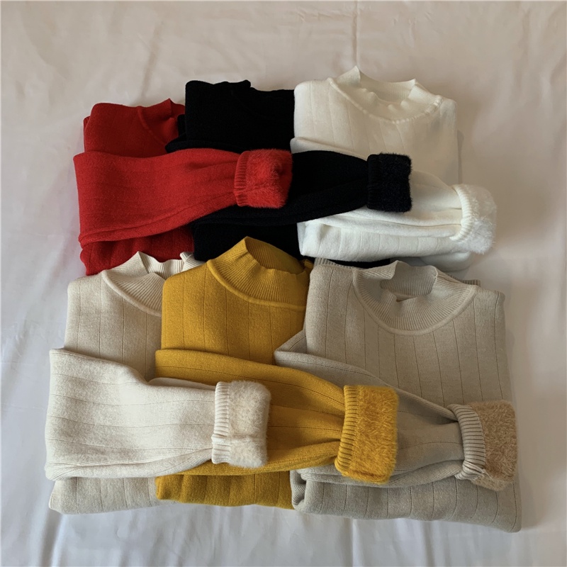 L132 - Áo len nữ cổ lọ LÓT LÔNG SIÊU ẤM xinh hàng Quảng Châu (Kèm ảnh thật) | BigBuy360 - bigbuy360.vn