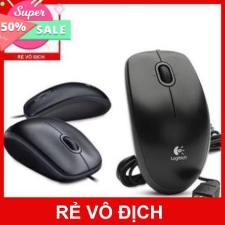 [Chính hãng Digiworld] Chuột máy tính có dây Logitech B100 Optical USB Mouse