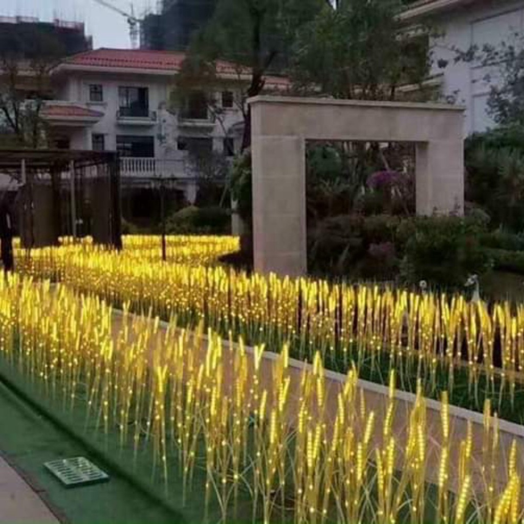 Đèn led bông lúa 10 bông trang trí tết, ban thần tài, bàn thờ gia tiên - kèm phích cắm