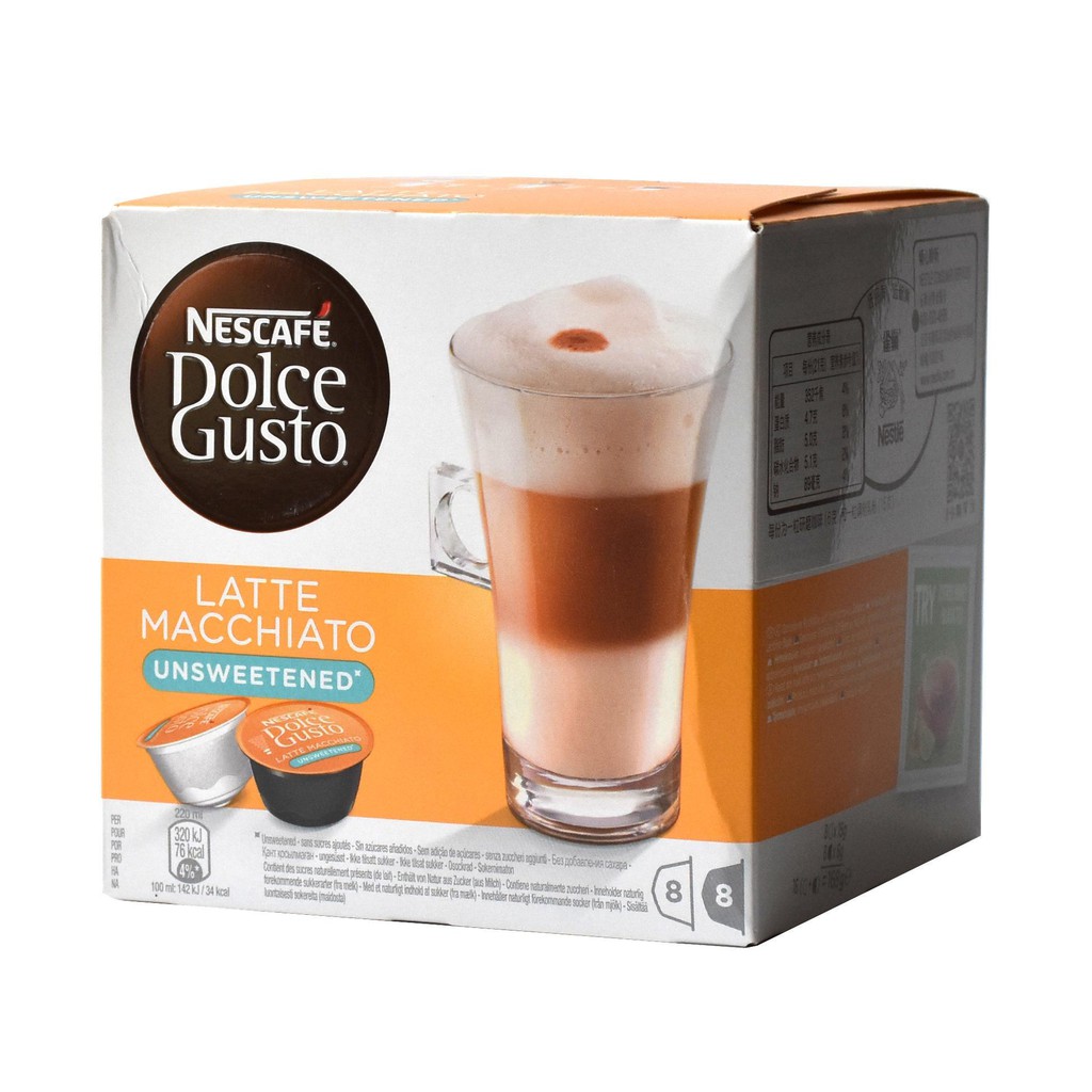 ∈Viên nang cà phê Nestle DOLCE GUSTO latte macchiato không đường