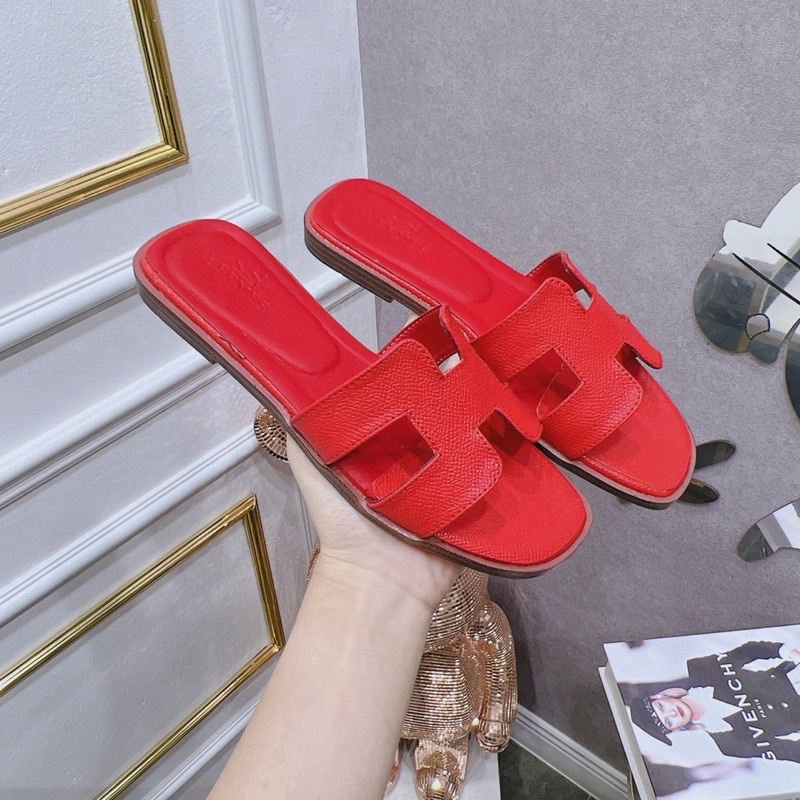 Dép H/M chất xịn da mờ sần xinh xắn đế gỗ hót